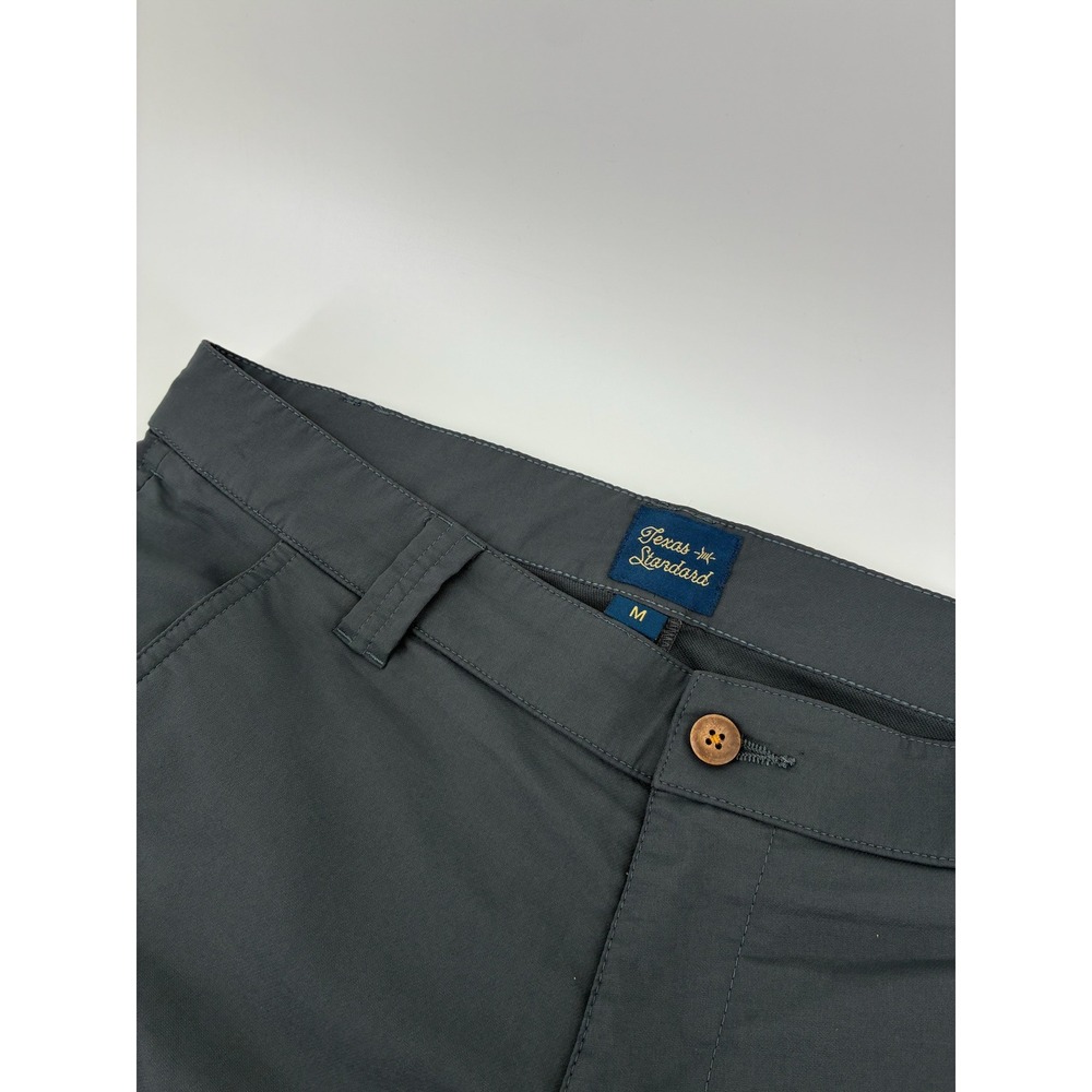 Texas Standard Mens Performance Shorts Gray Stretch Golf Activewear Size Medium